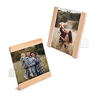 Acrylic & Bamboo Photo Frame